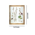 thumbnail image 5 of Rectangular Wooden Wall Art with Orchid Theme, Assortment of 4, White, 5 of 5