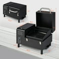 thumbnail image 4 of Costway Electric Wood Pellet Grill and Smoker Tabletop w/ Temperature Probe, 4 of 10