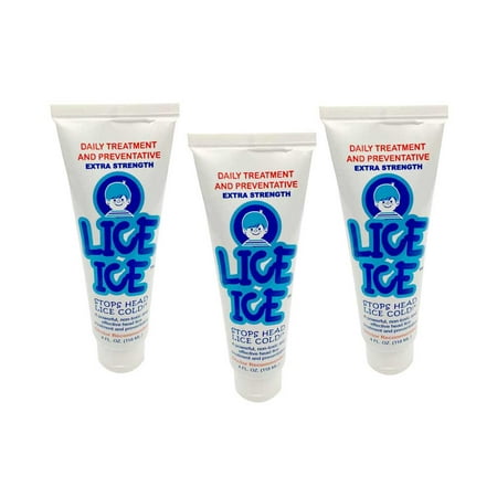 Lice Ice Natural Head Lice Treatment Hair Gel Also Scabies
