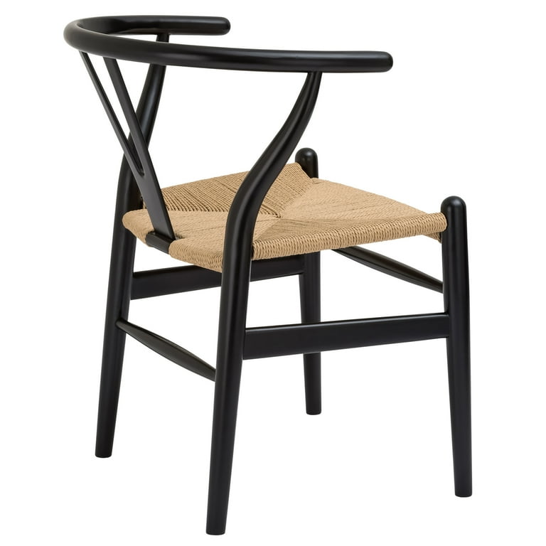 Poly & bark wegner deals wishbone style weave chair