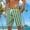 Army Green, variant on Zynviq Orange Shorts for Men Big and Tall Elastic Waist Drawstring High Stretch Bathing Suit Plaid Beach Shorts L