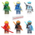 thumbnail image 1 of LEGO NINJAGO Core Minifigure Combo Pack - Lloyd, Jay, Kai, Cole, Zane, NYA (with Weapons), 1 of 5