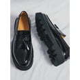 thumbnail image 1 of Brock Style Men's Pu Leather Shoes, Business Dress Shoes With Soft Sole For Formal & Casual Occasions, Spring & Autumn Wedding Shoes For Groomsmen & G, 1 of 5