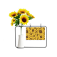 thumbnail image 1 of Alemania Berlín cultura patrón personalizado Tarjeta de bendición de jarrón de girasol artificial, 1 of 3