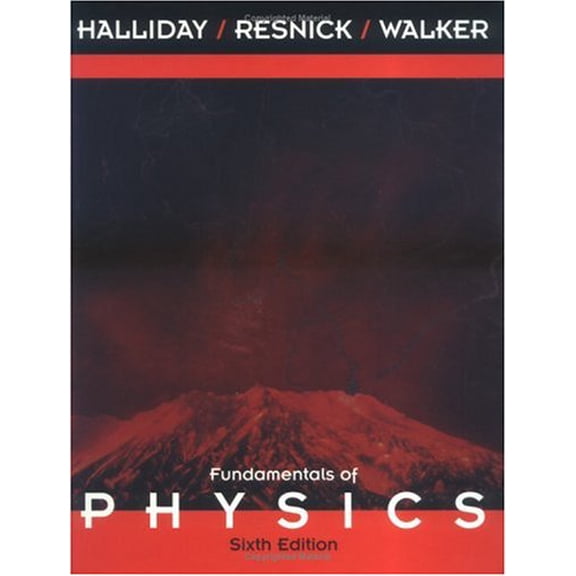 Pre-Owned Fundamentals of Physics, 6th Edition (Hardcover) 0471320005 9780471320005