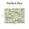 thumbnail image 4 of VUNATE 8'x10' Area Rugs for Living Room Soft Abstract Washable Rug Modern Non-Slip Aesthetic Rugs Neutral Low Pile Carpet Ideal for High Traffic Areas in Bedroom Dining Room Playroom Green, 4 of 5