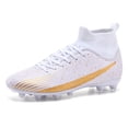 thumbnail image 3 of Zapatos de fútbol ultraligeros para hombre, botines de entrenamiento deportivo al aire libre, antideslizantes, AG/TF, 3 of 5