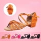 thumbnail image 2 of Zapatos de suela blanda, zapatos de baile para niña, zapatos de tacón bajo para mujer, zapatos de baile latino, zapatos de baile profesionales para mujer, talla 24-40, 2 of 5