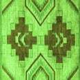 thumbnail image 1 of Ahgly Company Indoor Square Abstract Green Modern Area Rugs, 8' Square, 1 of 4