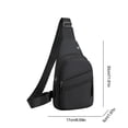 thumbnail image 3 of Fwttom Sac de Poitrine Imperméable Grande Capacité Sac à Main Mode Multi Fonction Sac à Bandoulière Sac de Poitrine, 3 of 6