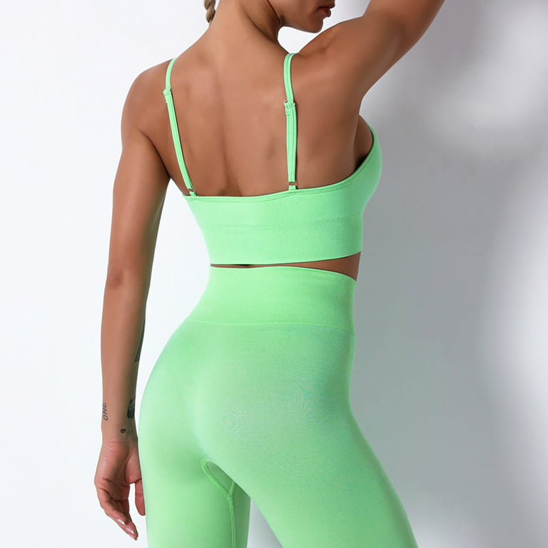Exercise Clothes for Women Stay Slim Leggings Your Heart Bras for Women Non  Wired Support Strap Nursering Bra 36B Padd Green : : Fashion