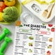 thumbnail image 3 of Póster con lista de alimentos para la prediabetes, 30 x 45 cm, sin marco, diabetes tipo 2, 3 of 7