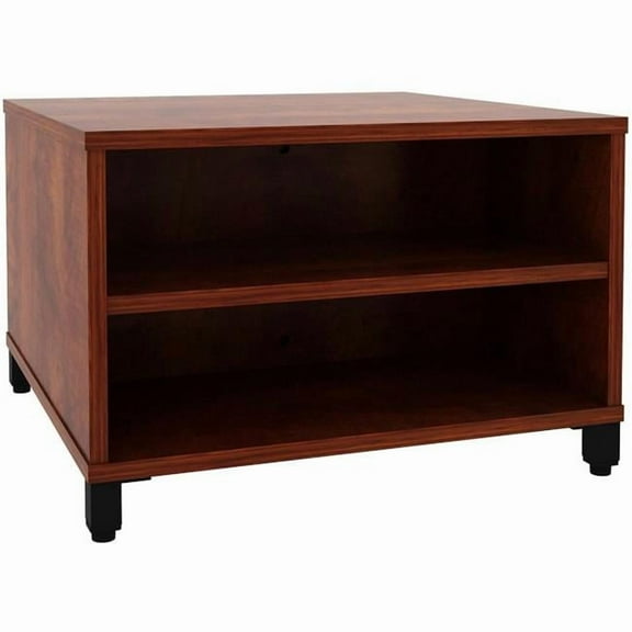 Lorell LLR69201 24 in. Modular Storage Reception Table, Cherry