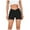 Black, variant on vigerkar Athletic Shorts for Women Slim Tummy Control V Cross Waist Short Leggings Bike Dance Gymnastics Yoga Shorts Black, S