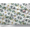 thumbnail image 3 of Soimoi Polyester Crepe Fabric Dot,Floral & Paisley Print Fabric by The Yard 42 Inch Wide, 3 of 3