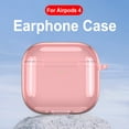 thumbnail image 5 of husxh Transparent Protective Case Cover TPU Shockproof Soft Skin Case Cover with Carabiner Wireless Earphone Cover Anti-fall for Apple AirPods 4 2024 Charging Case, 5 of 9
