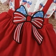 thumbnail image 6 of Zanarzt Baby Girl Summer Jumpsuit Cotton Baby Girl Summer Clothes Cute Girl Outfits Sleeveless One Piece Romper Headband 2pcs set Red,3-6 Months, 6 of 9