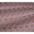 thumbnail image 5 of oneOone Silk Tabby Peach Fabric Florals Craft Projects Decor Fabric Printed By The Yard 42 Inch Wide, 5 of 5