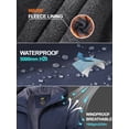 thumbnail image 6 of Pdbokew Women's Winter Coats Waterproof Snow Ski Jacket Warm Fleece Navy Blue M, 6 of 9