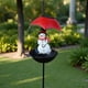 thumbnail image 5 of Yunuuuoa Solar Powered Double Layer Bird Feeder with Watering Bath Outdoor Hanging Garden Patio Wildlife Viewing Attracts Wild Birds Rustproof Iron Construction Easy Mount Birdwatcher Gift, 5 of 6