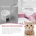 thumbnail image 4 of Dog Bowls, Cat Food and Water Bowl Set with Water Dispenser and Stainless Steel Bowl for Cats and Small Dogs - Pink, 4 of 8