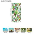 thumbnail image 3 of Large Beach Towel,Microfiber Beach Towel Super Lightweight Colorful Bath Towel Sandproof Beach Blanket Multi-Purpose Towel for Travel Swimming Pool,Microfiber Beach Towels for Adults(A,29.5x59in), 3 of 6