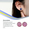 thumbnail image 3 of 1 par de pendientes de tuerca de acero inoxidable para mujer, regalos para novias y madres, accesorio de joyería para celebración de compromiso Ropa, zapatos y accesorios Miscelánea Tipo 1 Sonducket AP011021-01, 3 of 6
