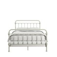Weston Home Nottingham Metal Queen Bed, Silver Birch
