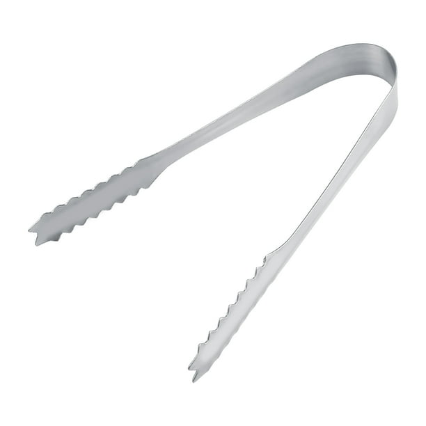 5 pinzas para hielo para bodas, dulces, bufé, bar, hogar, cocina, juego de acero inoxidable, nuevo (5 pinzas para hielo)