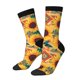 thumbnail image 1 of Fotbe Bohemian Sunflower Calcetas Largas con Estampado para Hombre y Mujer – Calcetas de Compresión Transpirables y Elásticas, Viajar y Uso Diario Talla 5-11, 1 of 6