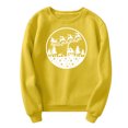 thumbnail image 3 of Noël Femmes Pullover Graphique Imprimé Sweat-Shirt de Mode à Manches Longues Fermeture Blouse Mi Longueur Veste Col Rond Hiver Cardigan Hoodie Soft Outwear, 3 of 6