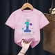 thumbnail image 5 of Bonita ropa para niños, regalo de sexto cumpleaños, camiseta de algodón para niñas, camiseta con estampado de corona de princesa sirena, camisetas rosas Harajuku Kawaii, 5 of 5