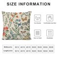 thumbnail image 5 of Spring Yellow Floral Pillow Covers  Sage Green Wild Flower Plant Butterfly Decorative Pillow Cases Vintage Seasonal Cushion Covers Farmhouse Home Decor For Porch Couch Outdoor, 5 of 5