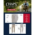 Chaps Men's Big and Tall Khaki Pants Classic Straight Fit Casual Pant