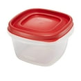 Rubbermaid Easy Find Lids Food Storage Container, 2 Cup, Racer Red 1777085