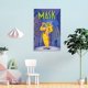 thumbnail image 4 of Las Aventuras de la Máscara Cuadro decorativo colgante - Arte de pared - Póster enmarcado - Decoración de pared - Regalos para familia, amigos y aficionados 40*60 cm, 4 of 6