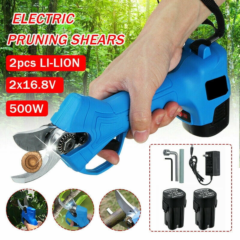 Cordless Lithium Electric Pruning Shears Garden Tree Secateur Trimmer 16.8V 21V 