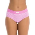 thumbnail image 4 of Kindly Yours Women's Cotton Hipster Panties, 3-Pack, Sizes XS to XXXL, 4 of 6