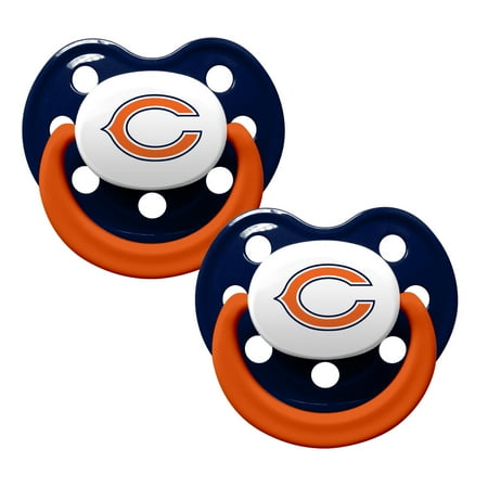 Chicago Bears 2-Tone 2-pack Infant Pacifier Set - 2014 NFL Baby Pacifiers by ...