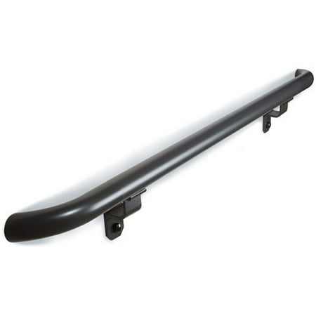 WinRail 1.9" Round Aluminum Handrail with Wall Returns for Interior and Exterior Use, 48