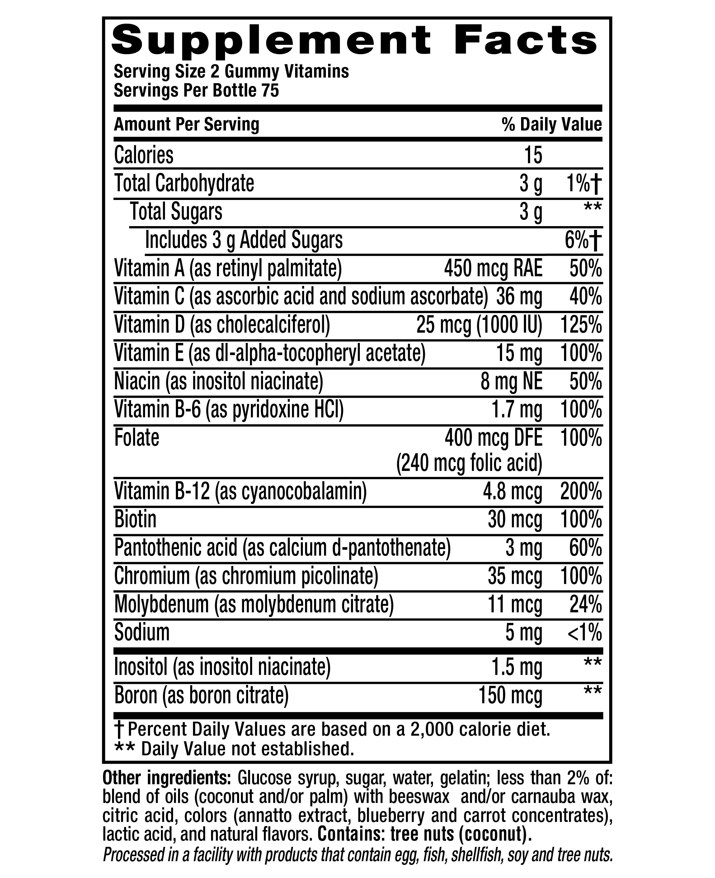 Vitafusion Multivites Gummy Vitamins, 164ct