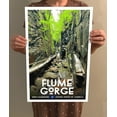thumbnail image 4 of Flume Gorge Vintage Travel Poster / Postcard WPA Style Retro New Hampshire, 4 of 4