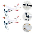 thumbnail image 3 of Plastic Power Propeller Plane Toys for Kids in Multi Color 2Pcs, 3 of 9