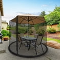 thumbnail image 2 of Pure Garden 82-5677C Patio Umbrella Cover Mosquito Netting Screen, 2 of 6