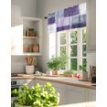 thumbnail image 3 of Purple Grey Valances for Windows Graffiti Art Abstract Mottled Texture Modern Valance Rod Pocket Short Window Treatments Curtains for Kitchen Bathroom Living Room Bedroom, 54 x 18 Inch, 3 of 7