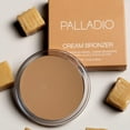 thumbnail image 3 of Palladio Cream Bronzer for Face & Skin, Creates a Sun Kissed Glow, Infused with Aloe & Cocoa Butter, Buildable Coverage, Vegan Formula, Cruelty Free, Suitable for All Skin Types, (Caramel Latte), 3 of 5