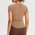 thumbnail image 6 of Short Sleeve Shirts for Women, Queen Womens Basic T Shirts Summer Tops 2026 Crop Short Sleeve Slim Fit Tee Cute Gym Workout Clothes, 6 of 6
