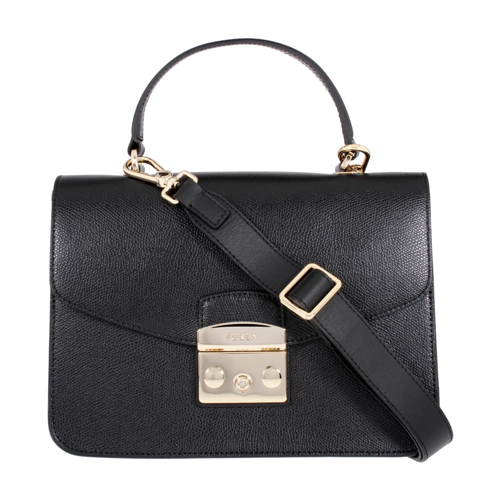 Furla Furla Metropolis Ladies Small Black Onyx Leather Crossbody