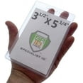 thumbnail image 2 of 100 Pack - Heavy Duty 3 1/2" X 5 1/4" Large Badge / Credential Holders (4X6 Outside) by Specialist ID, 2 of 4