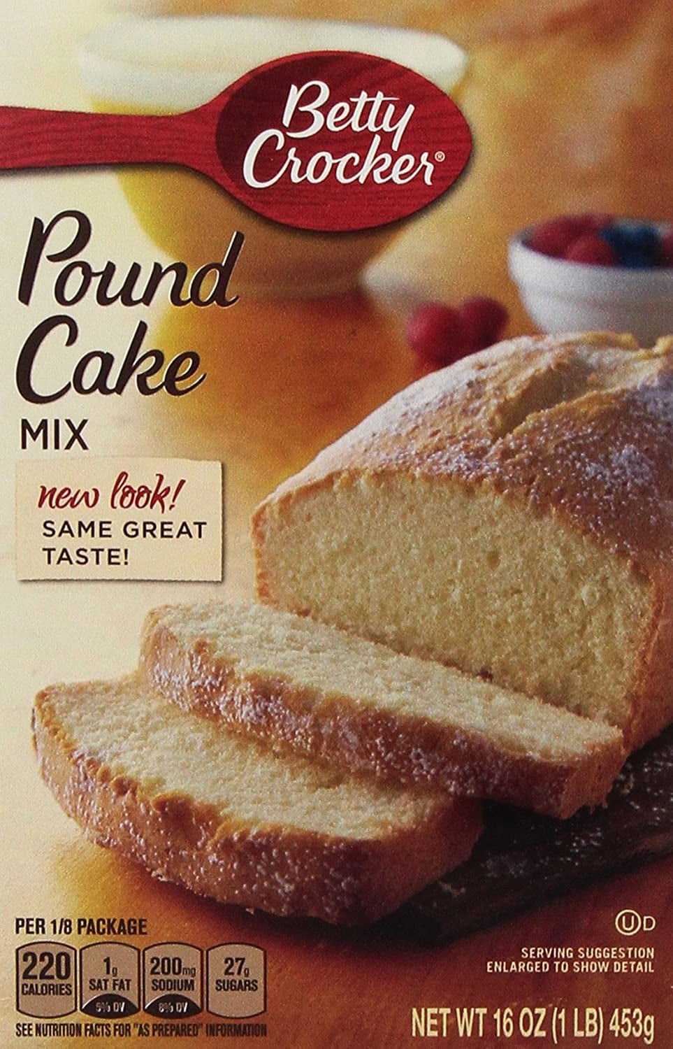 Betty Crocker, Pound Cake Mix, 16Ounce Box (Pack of 4)